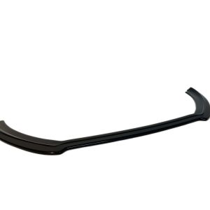 K182-001_5jpg - OPSHOLDERS Gloss black curved car spoiler laid out on white background, aerodynamic rear wing accessory for a vehicle