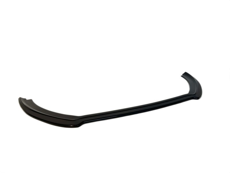 K182-001_5jpg - OPSHOLDERS Gloss black curved car spoiler laid out on white background, aerodynamic rear wing accessory for a vehicle