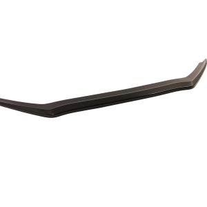 Long, low-profile brown car spoiler with an aerodynamic curved design viewed from the side, isolated on white background, used as a vehicle accessory.