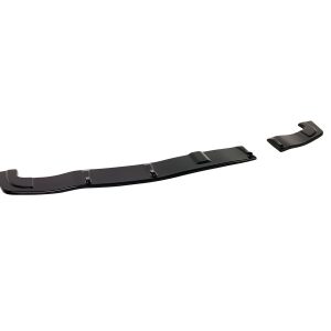 K185-003_6jpg - OPSHOLDERS Three-piece black car aero kit laid out on a white background: a long central piece with end caps and mounting tabs on the ends.