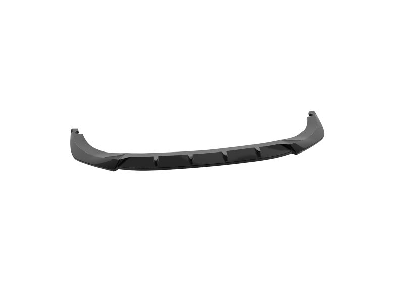 K192-001_6jpg - OPSHOLDERS Curved black car bumper lip spoiler with attached end tabs and fins along the bottom edge