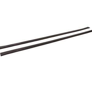 K192-002_5jpg - OPSHOLDERS Pair of black chopsticks lying diagonally across a white background
