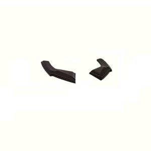 K192-003_6jpg - OPSHOLDERS Two black curved plastic parts, one larger left and one smaller right, set on a light background.