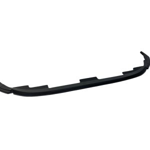 K201-003_5jpg - OPSHOLDERS Black curved car spoiler lip with mounting tabs, an aerodynamics accessory for a vehicle's lower bumper