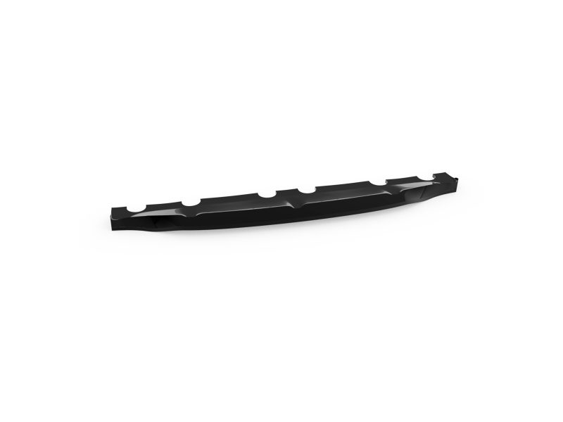 K210-003_3jpg - OPSHOLDERS Long black curved plastic piece with evenly spaced rounded notches along its top edge on a white background