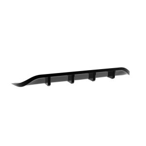 K228-003_5jpg - OPSHOLDERS Black car roof rack crossbar with three mounting feet on a white background, designed to attach cargo to a vehicle.
