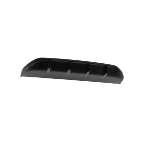 K228-003_6jpg - OPSHOLDERS Black curved plastic component with four internal vertical fins or dividers.
