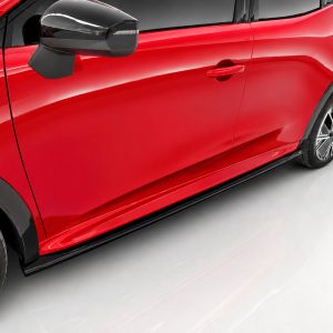 K233-002_5jpg - OPSHOLDERS Red car side view highlighting the door, mirror, and wheel with glossy finish.