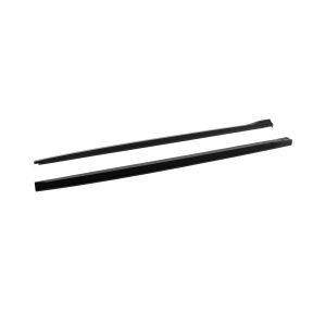 K233-002_7jpg - OPSHOLDERS Two black windshield wiper blades lying diagonally on a white background (elongated, flat blades).