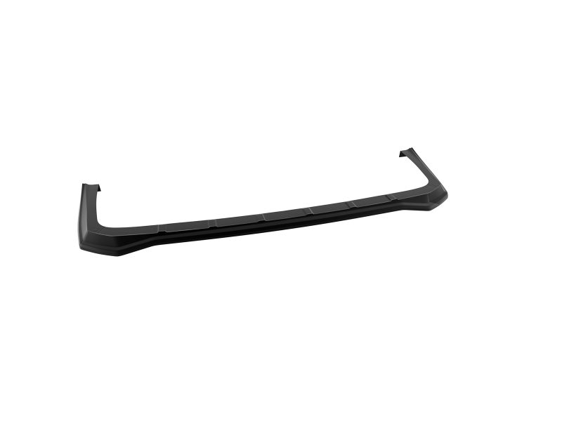 Long black automotive underbody aero panel or side skirt viewed in profile, designed to improve airflow under a vehicle as a functional car part.