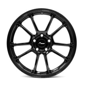 Racingline-Cup-Edition-EVO-Wheels-VWR610010_2-1jpg - OPSHOLDERS Black glossy alloy wheel rim with ten spokes and a central hub on a white background