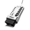 Racingline-PDM-Home-Tuning-VWR031000-1jpg - OPSHOLDERS Power Delivery Module device with a metallic housing and braided cable, labeled 'Power Delivery Module'