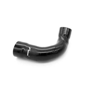 VWR140012_4-1jpg - OPSHOLDERS Black 90-degree rubber hose elbow isolated on a white background, likely an automotive intercooler or turbo hose