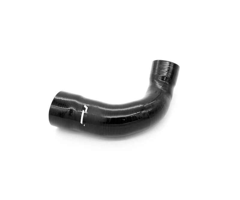 VWR140012_4-1jpg - OPSHOLDERS Black 90-degree rubber hose elbow isolated on a white background, likely an automotive intercooler or turbo hose