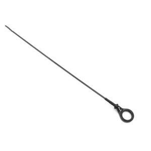 Black tether with a circular ring at the end, designed for attaching keys or small items.