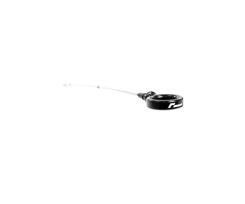 VWR190010_5jpg - OPSHOLDERS Small black circular device with a white logo attached to a thin white cable, on a white background.