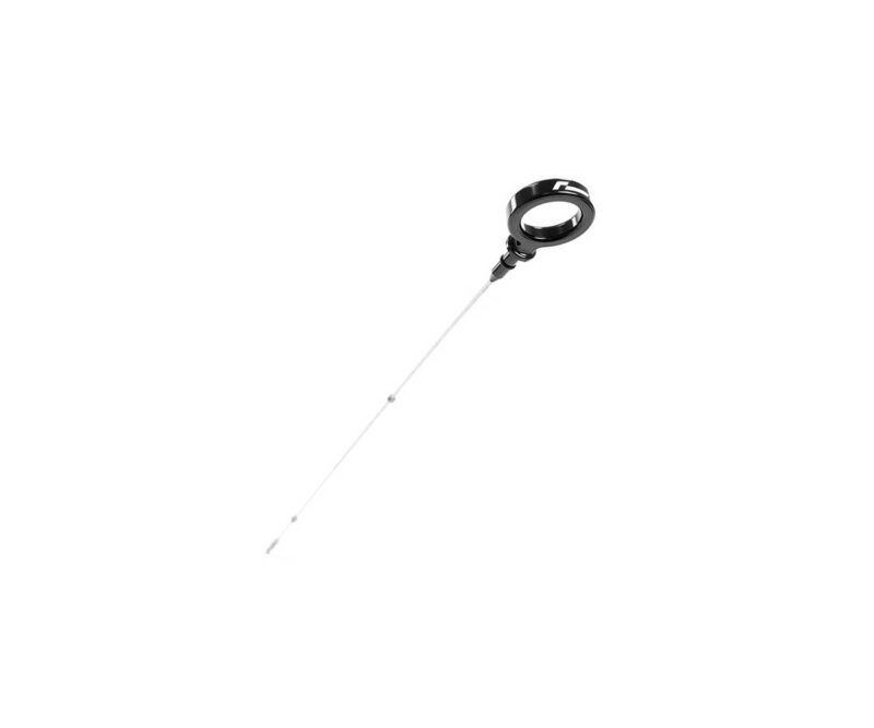 VWR190010_6jpg - OPSHOLDERS Black circular device attached to a thin white line with small beads, photographed on a white background.