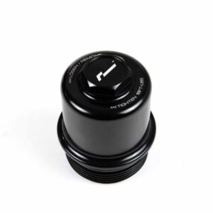 Close-up of a black metal tightening knob with a hex bolt and 'LOOSEN'/'TIGHTEN' markings around the edge.