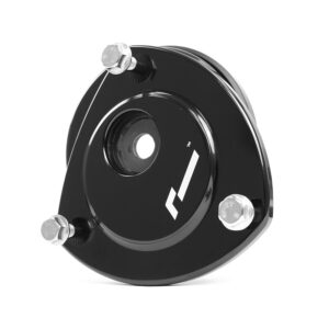 VWR430000_6jpg - OPSHOLDERS Black metal mounting hub with three bolts around the edge and a central bore interpreted from an angled view, conveying its use as a mounting component.