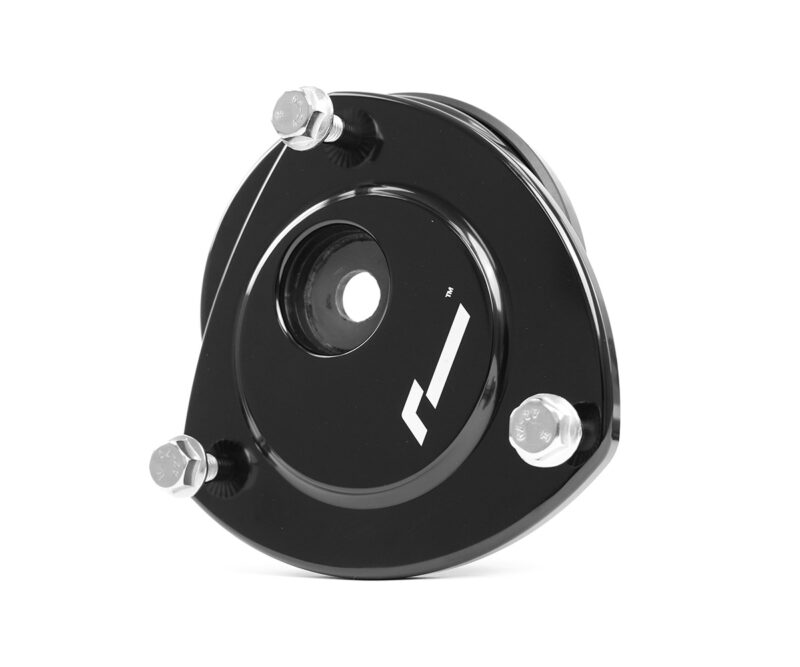 VWR430000_6jpg - OPSHOLDERS Black metal mounting hub with three bolts around the edge and a central bore interpreted from an angled view, conveying its use as a mounting component.