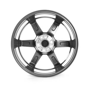 VWR610401_3jpg - OPSHOLDERS Silver alloy car wheel rim with five spokes and a central hub area.
