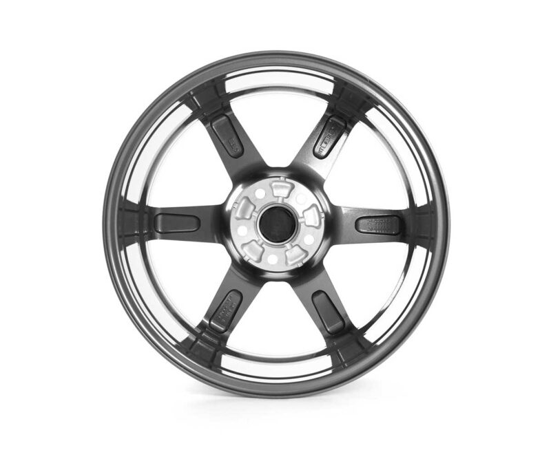 VWR610401_3jpg - OPSHOLDERS Silver alloy car wheel rim with five spokes and a central hub area.
