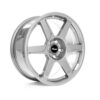 VWR610402jpg - OPSHOLDERS Silver alloy car wheel with five spokes, shown at an angle with a central hub capReplaced
