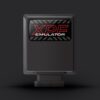 cupra-formentor-km7-2020-xpf-emulator-opf-gpf-lambda-seletronjpg - OPSHOLDERS Black rectangular emulator hardware with a red 'XPE Emulator' logo on a dark gradient background, standing on a small pedestal.
