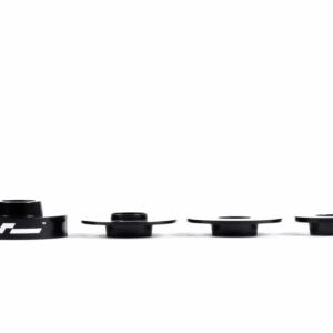dead-set-9_30930698847_o-scaled-2jpg - OPSHOLDERS Row of black camera lens caps in various sizes lined up on a white background with a visible logo on the left cap.