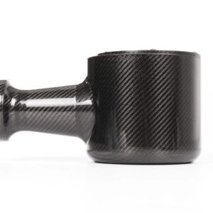 djs8229-edit_36909586324_o-1jpg - OPSHOLDERS Carbon fiber smoking pipe with a cylindrical bowl and a short stem, glossy black finish