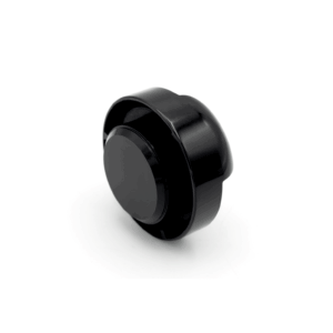 oil-cap-gen4-mqb-evo_51747284005_o-1png - OPSHOLDERS Close-up of a glossy black over-ear headphone ear cup tilted on a white surface