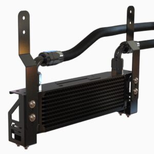 oil-cooler-vwr18-g700_32008468897_ojpg - OPSHOLDERS PC liquid cooling radiator with black braided tubes and metal mounting brackets