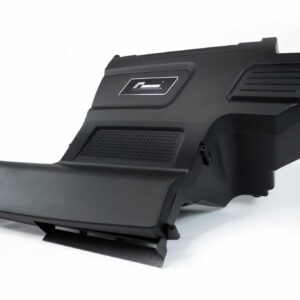 r600-evo-with-new-top-and-base-moulding-for-the-new-mqb-evo-cars_51817361332_o-scaled-2jpg - OPSHOLDERS Close-up of a black rifle stock component with a textured grip and vented surface panels