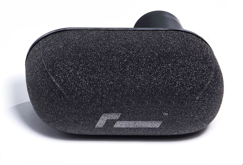replacement-filter-1jpg - OPSHOLDERS Black virtual reality headset with foam padding, shown from the front on a white background.