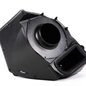 vwr1241s4_44956459005_o-scaled-2jpg - OPSHOLDERS Carbon fiber car air intake housing with circular duct opening in view.