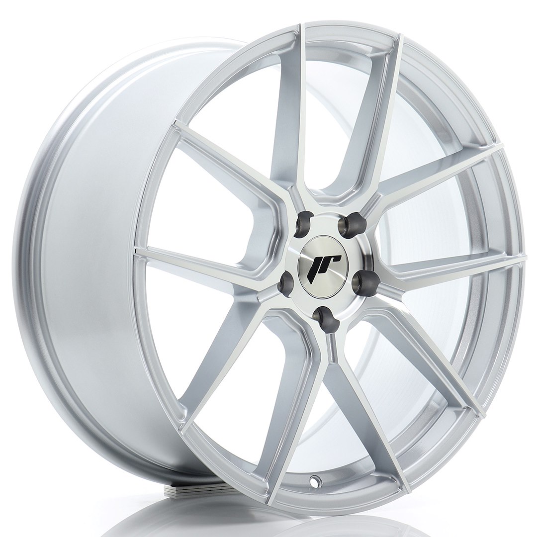 54418_0_39370jpg - OPSHOLDERS Silver alloy car wheel rim with five split spokes and a center cap logo area