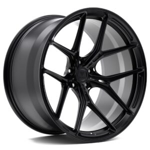 54470_1_39350jpg - OPSHOLDERS Black glossy alloy wheel rim with an intricate multi-spoke design for a sporty car.