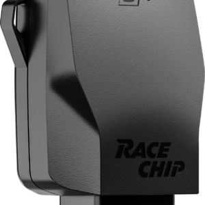 S_render 5 - OPSHOLDERS Close-up of a gray RaceChip performance module with a green status light and the 'RACE CHIP' label visible on the casing.
