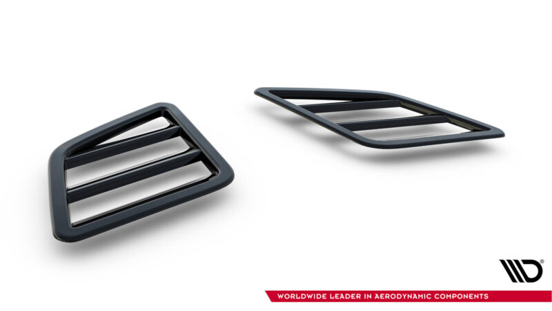 pol_po_Bonnet-Vents-459_5jpg - OPSHOLDERS Two dark gray rectangular metal frames with three inner bars on a white background, logo in the lower right corner (aerospace component image).