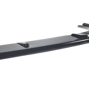 pol_po_FRONT-SPLITTER-V-1-suitable-for-Suzuki-SWIFT-6-SPORT-8268_11jpg - OPSHOLDERS Close-up of a glossy black snowboard showing the tail and a high-profile rear binding.