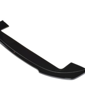 Close-up of a black curved hockey stick blade against a white background.