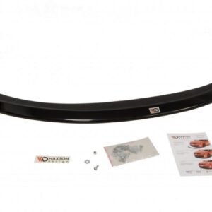 pol_po_FRONT-SPLITTER-suitable-for-Aston-Martin-V8-VANTAGE-626_3jpg - OPSHOLDERS Curved black car rear spoiler with mounting hardware, screws, and installation guide paper.