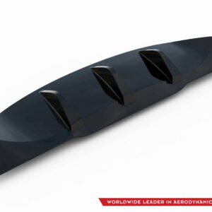 Glossy dark aerodynamic pod with three air vents along its top, set against a white background with a logo in the lower-right corner.