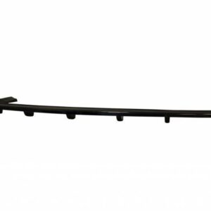 Black roof rack crossbar with multiple mounting feet along the underside (car accessory).