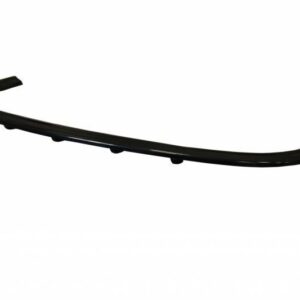 Black curved windshield wiper blade for a car, shown isolated on a white background.
