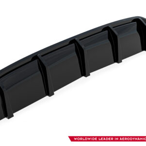 pol_po_Rear-Valance-suitable-for-Fiat-Tipo-S-Design-SW-5801_3jpg - OPSHOLDERS Glossy black aircraft winglet with evenly spaced fins designed to reduce drag on a plane.