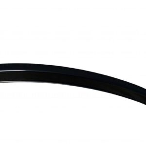 pol_po_SPOILER-CAP-suitable-for-Fiat-STILO-SCHUMACHER-VERSION-1271_6jpg - OPSHOLDERS Close-up of a curved black bicycle rim with a small red-and-white logo on a white background.