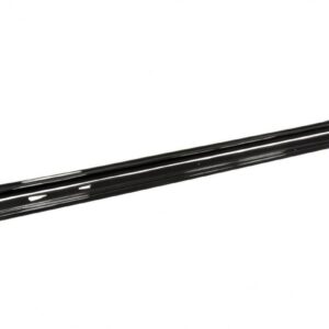 Pair of black windshield wiper blades laid diagonally on a white background, ready for installation.