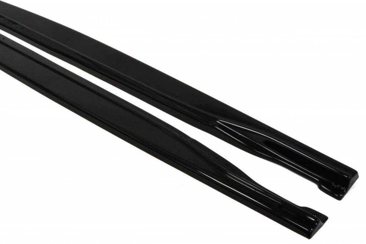 pol_po_Side-Skirts-Diffusers-suitable-for-Opel-Astra-OPC-VXR-J-242_3jpg - OPSHOLDERS Pair of black windshield wiper blades laid diagonally on a white background.
